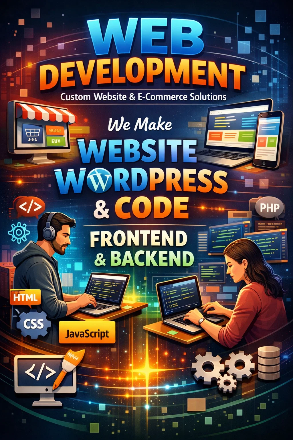 Web Development - Custom website and e-commerce solutions